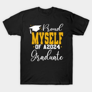 Senior Proud myself of a Class of 2024 Graduate T-Shirt